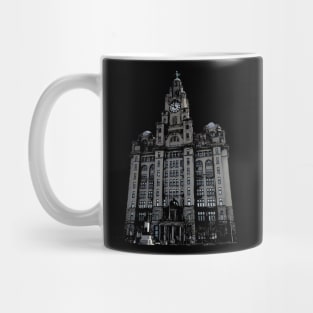 Liverpool Liver Building Colour Abstract Mug